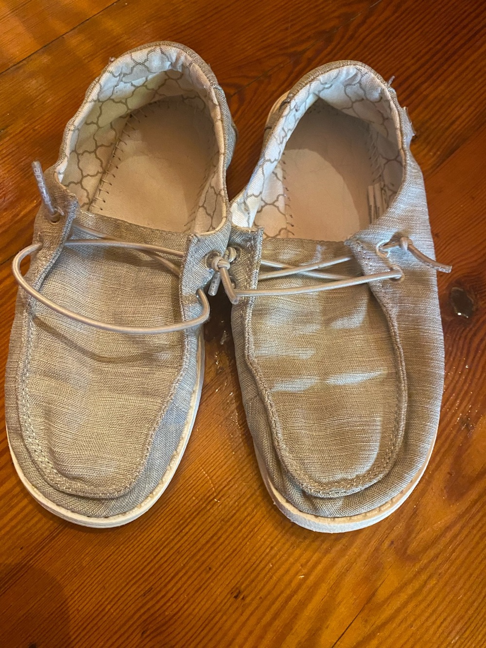 Youth 1 Casual Slip-On Canvas Shoes in Light gray